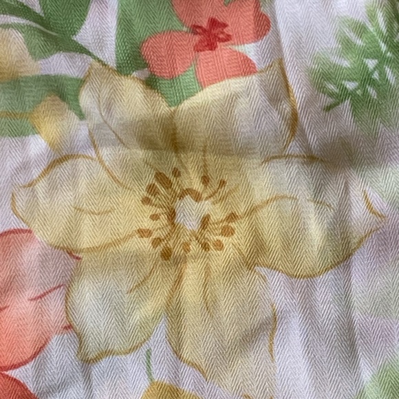 ALIA petite floral button down shirt size 16P - Picture 4 of 10